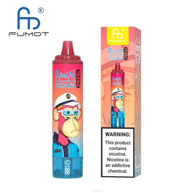 Fumot RandM Tornado 15000 vape zariadenie s batériou a displejom džúsu verzia 1 TV4Z23 - RandM tornado sale - ananásový ľad