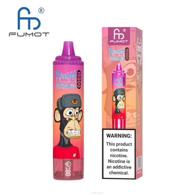 Fumot RandM Tornado 15000 vape zariadenie s batériou a displejom džúsu verzia 1 TV4Z23 - RandM tornado sale - ananásový ľad
