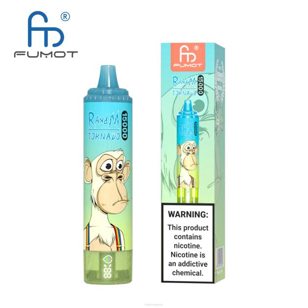 Fumot RandM Tornado 15000 vape zariadenie s batériou a displejom džúsu verzia 1 TV4Z23 - RandM tornado sale - ananásový ľad